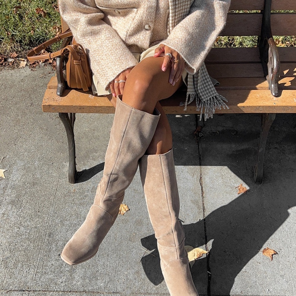 Dolce Vita Tan Knee-High Boots